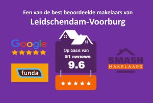 SMASH makelaars is de best beoordeelde makelaar op Google in Leidschendam. Dus wilt u een huis kopen of verkopen neem contact op met SMASH makelaars